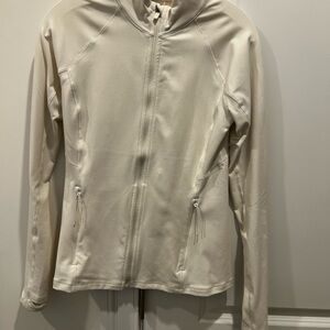 Calla Women's Cream ‘Cloud Cover’ Yoga Jacket- NWT!